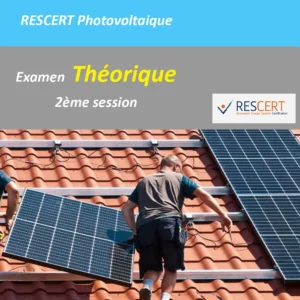 2ème Session - Rescert Photovoltaïque - Theorie
